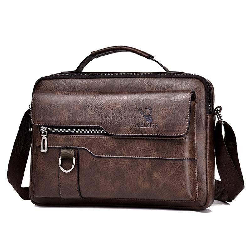 UrbanNomad™ Retro Crossbody Travel Bag – Waterproof PU Leather with Tablet Pocket