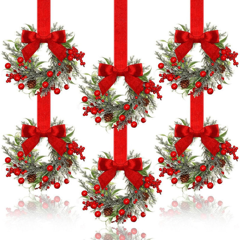 Home Decorative Bowknot Ribbon Christmas Garland