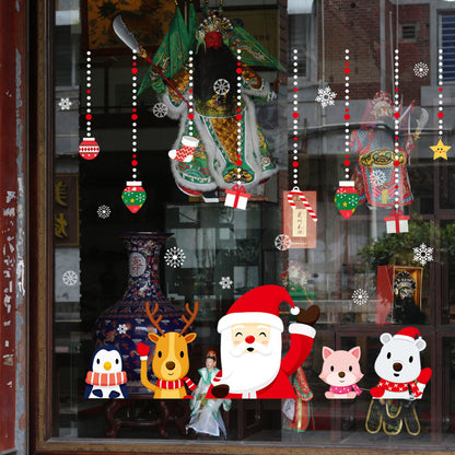 Wall Sticker Christmas Day Window Glass Decoration