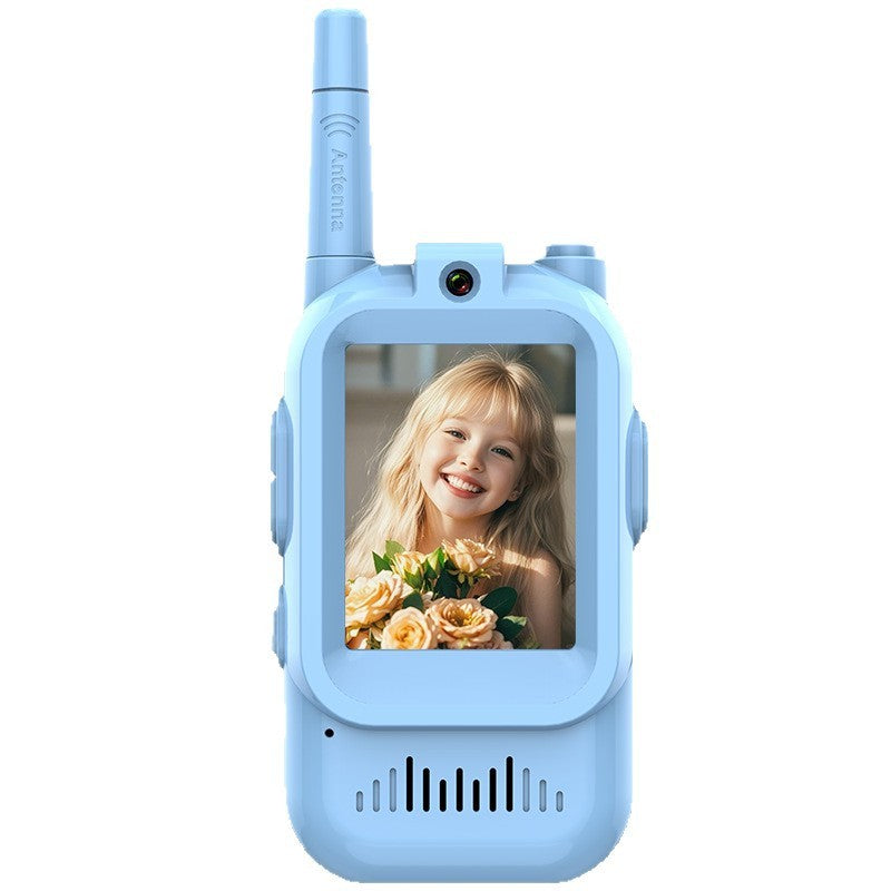 Mini Video Wireless Walkie Talkies For Kids Handheld 2 Pack Rechargeable Intercom Cam Outdoor Family Games Gift For Boys Girls