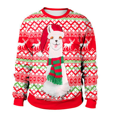 Ugly Christmas Sweater For gift Santa Elf Funny Pullove