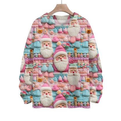 Thick Needle Sweater 3D Digital Printing Women's Christmas Top