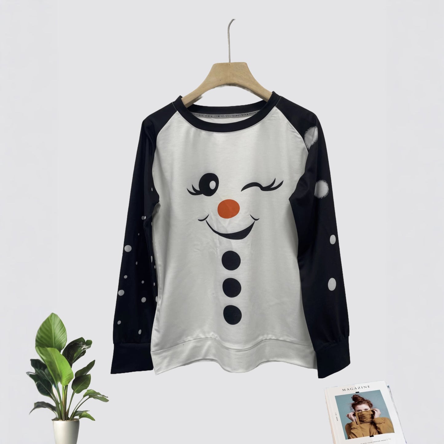 Women's Daily Casual Christmas Digital Printing Sweater