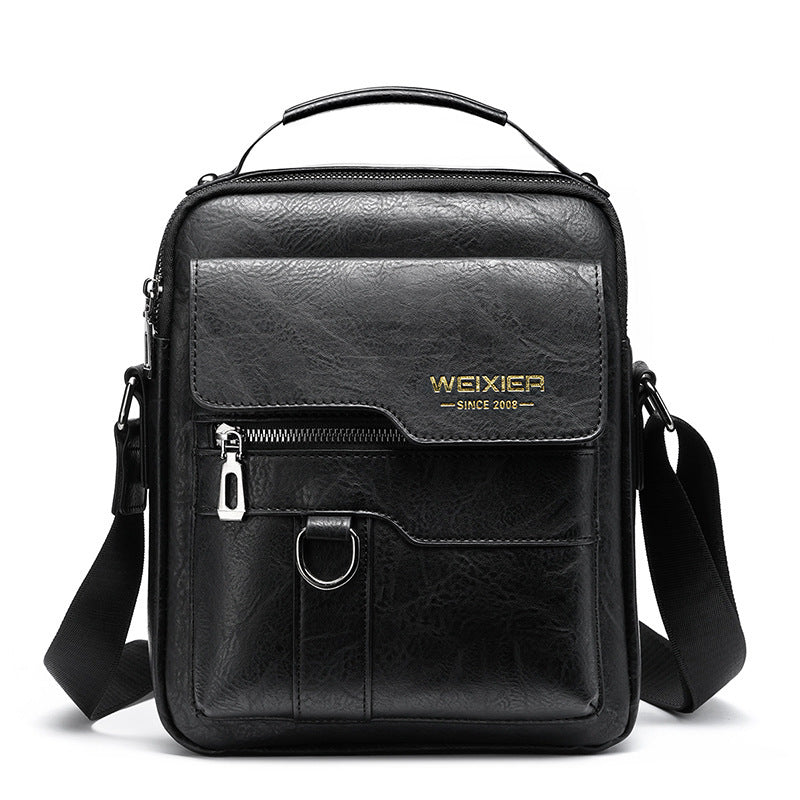 UrbanNomad™ Retro Crossbody Travel Bag – Waterproof PU Leather with Tablet Pocket