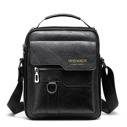UrbanNomad™ Retro Crossbody Travel Bag – Waterproof PU Leather with Tablet Pocket