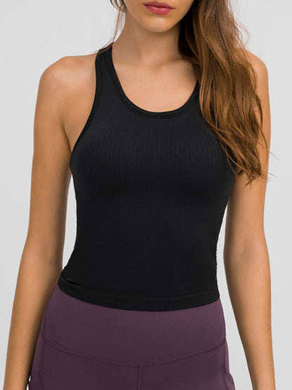 Millennia Round Neck Racerback Active Tank