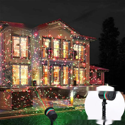 Christmas Projection Lamp Courtyard Starry Laser Laser Light Outdoor