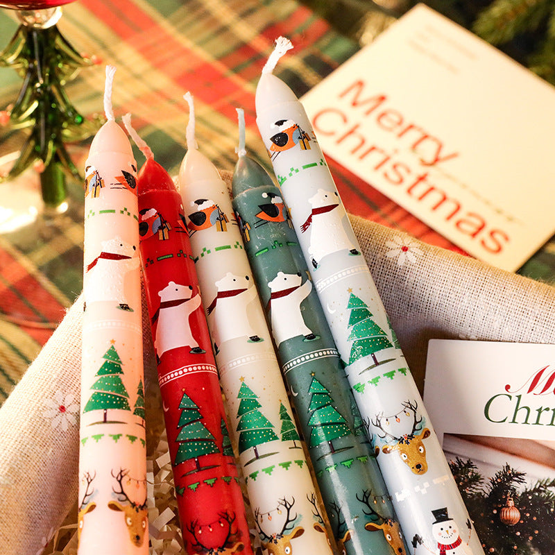 Home Christmas Banquet Decoration Atmosphere Candle