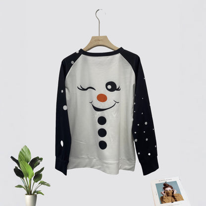 Women's Daily Casual Christmas Digital Printing Sweater