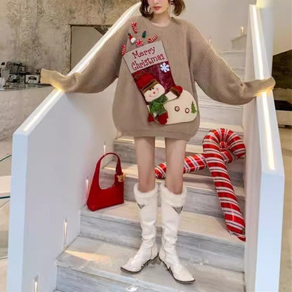 Christmas Sweater Women's Winter Loose