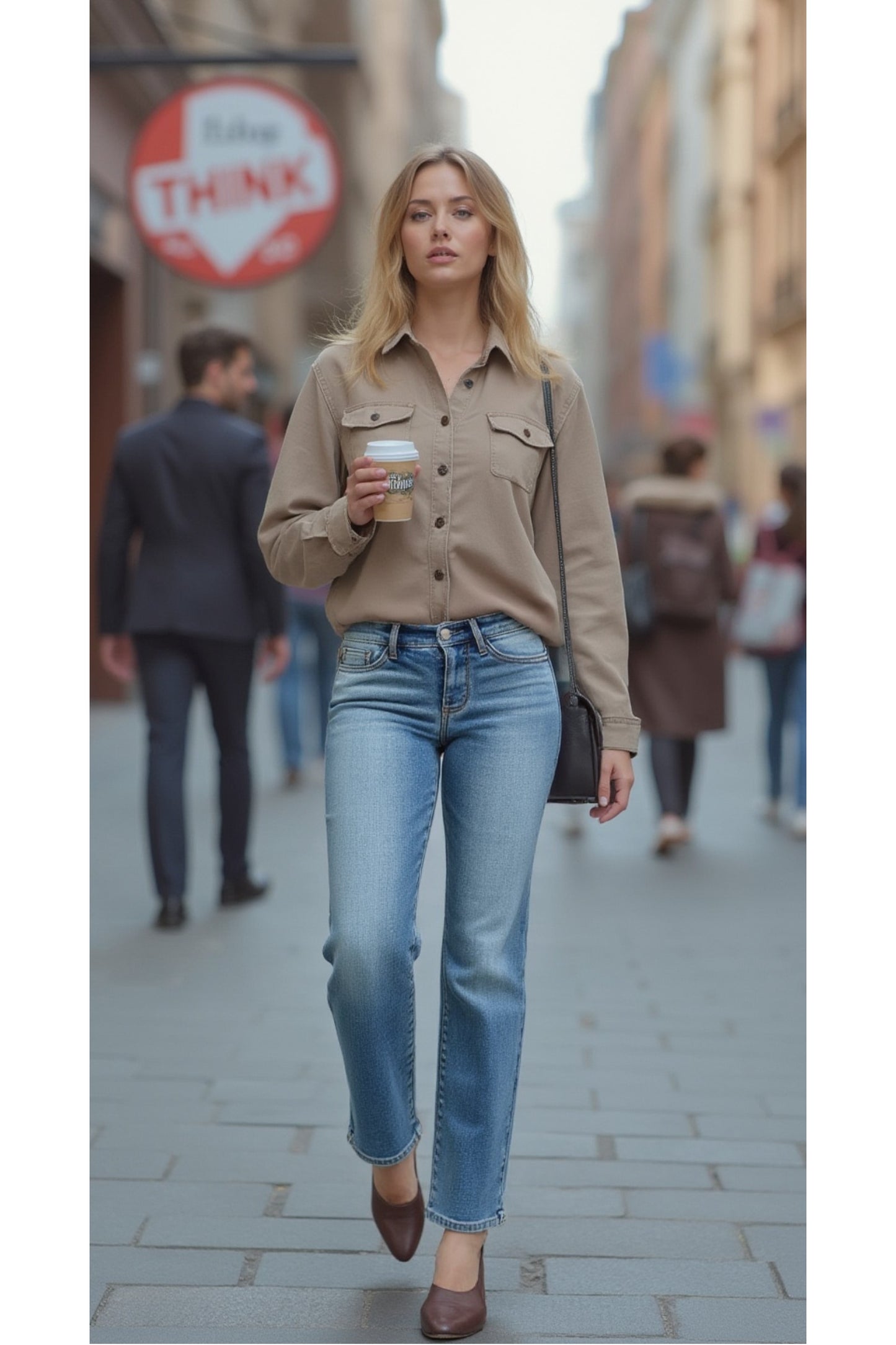 Judy Blue Full Size Run Vintage Wash Thermal Straight Jeans