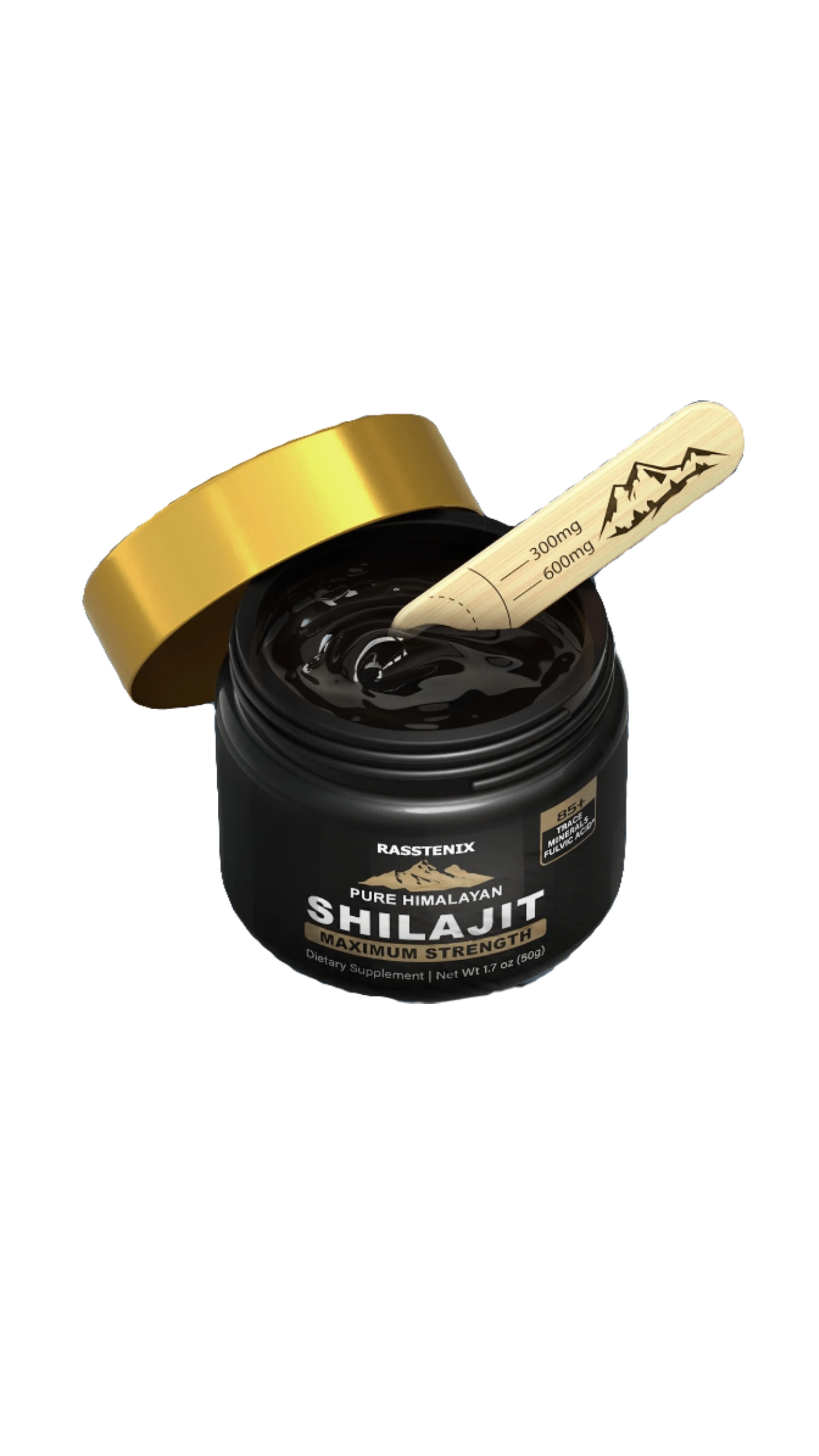 Shilajit Pure Himalayan Organic Shilajit Resin for Energy Maximum Potency