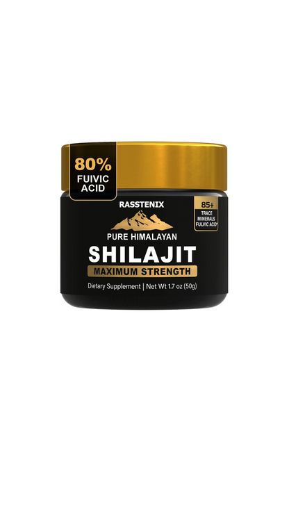Shilajit Pure Himalayan Organic Shilajit Resin for Energy Maximum Potency