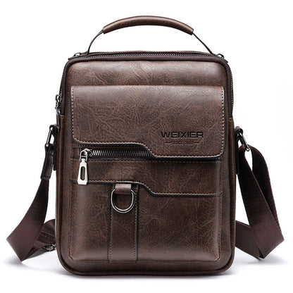 UrbanNomad™ Retro Crossbody Travel Bag – Waterproof PU Leather with Tablet Pocket
