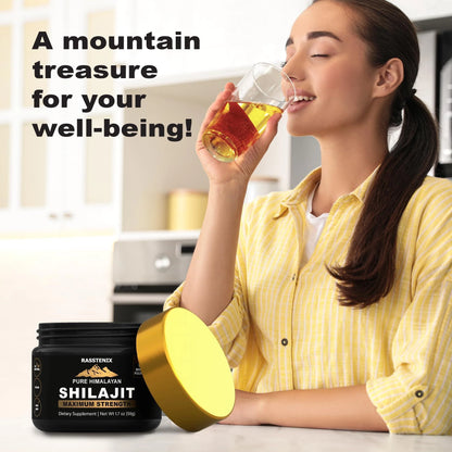 Shilajit Pure Himalayan Organic Shilajit Resin for Energy Maximum Potency