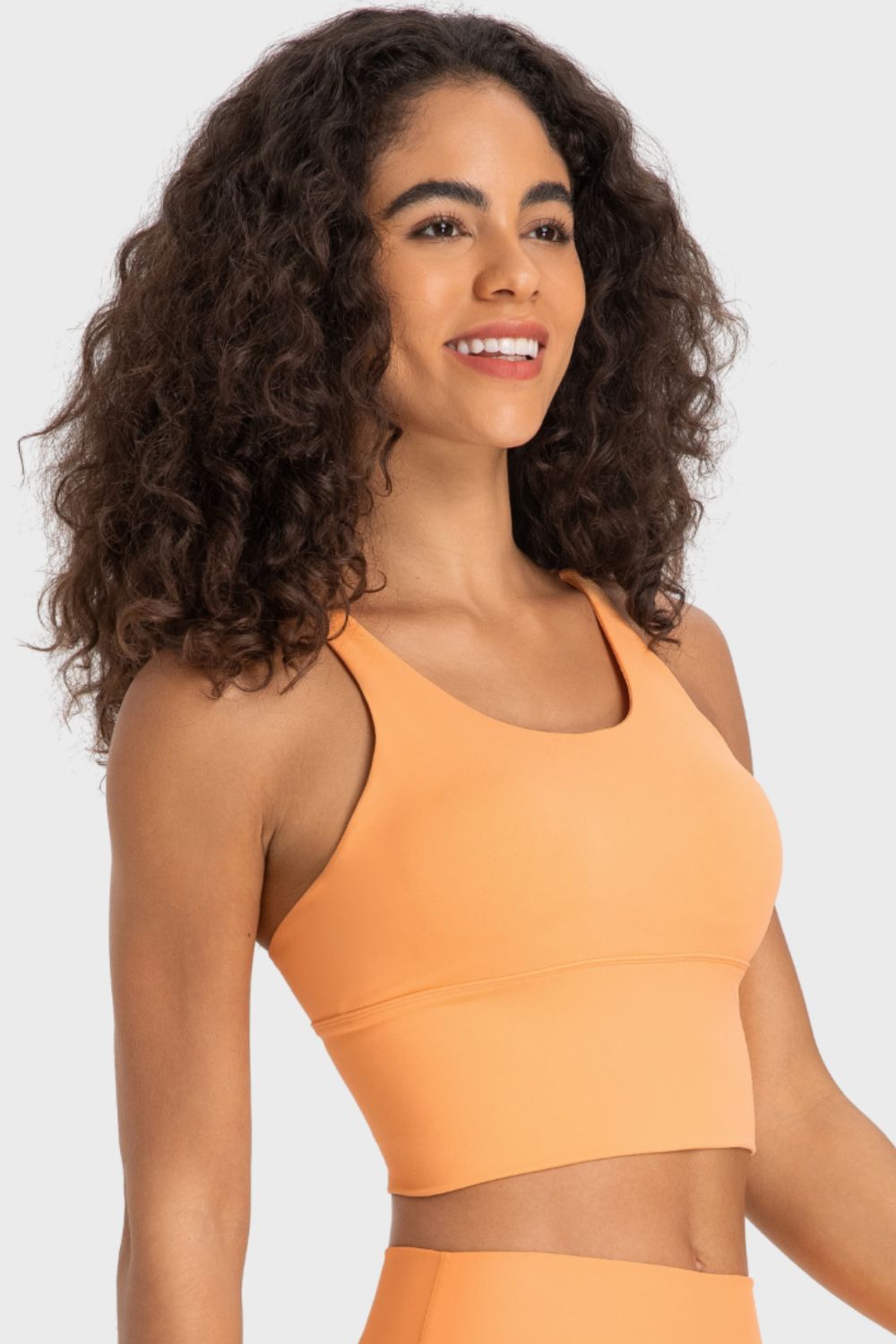 Millennia Crisscross Back Ladder Detail Sports Bra