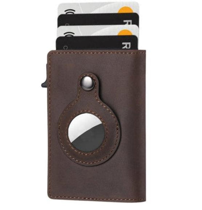 AirTag Wallet Anti Theft Bullet Card Bag - Hatuti