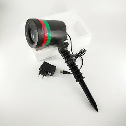 Christmas Projection Lamp Courtyard Starry Laser Laser Light Outdoor