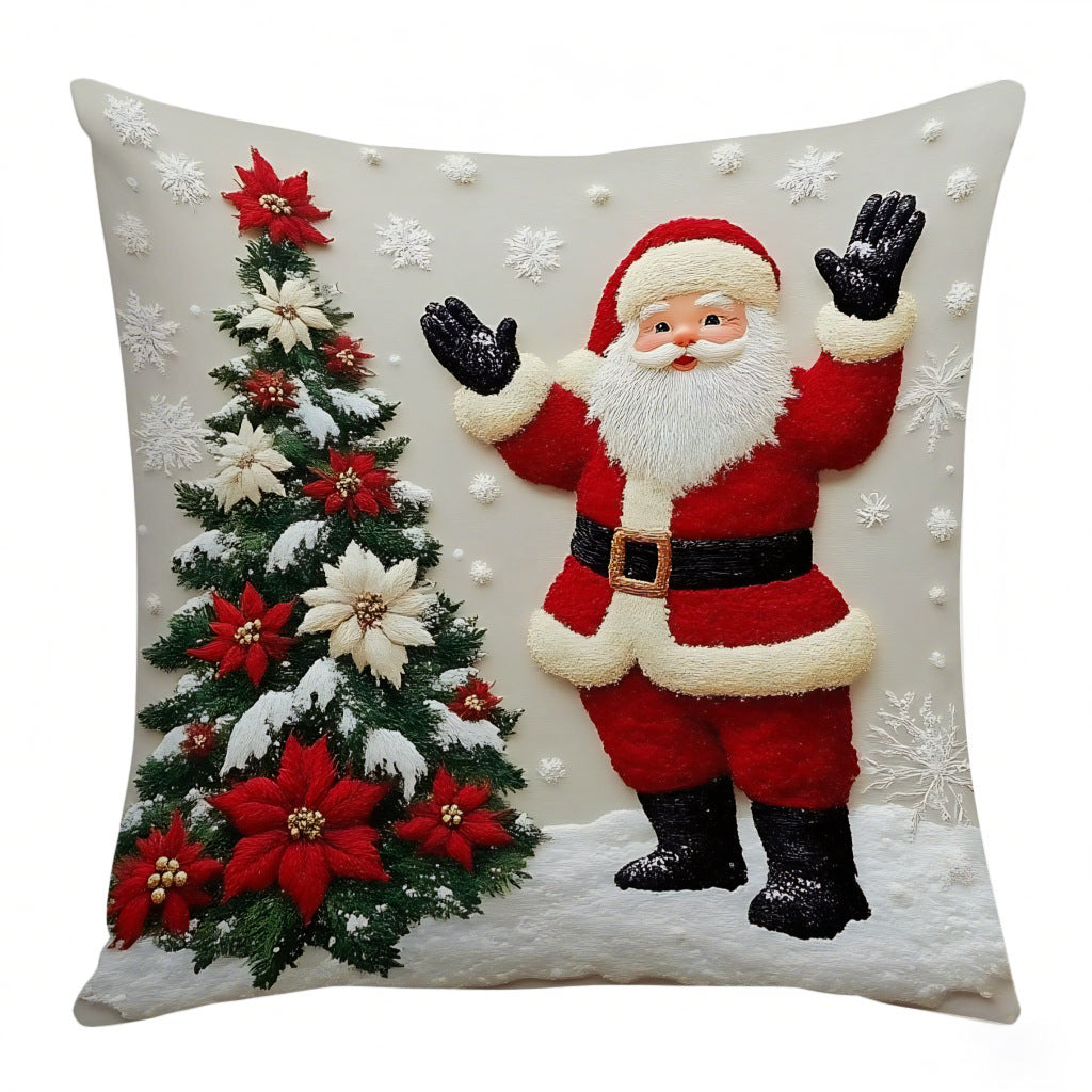 Christmas Cover Festival Elk Rabbit Decoration Sofa Atmosphere Decoration Linen Pillow