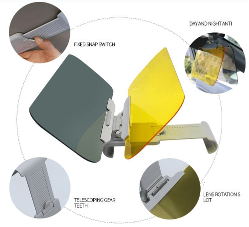 Car Driver Goggles Day And Night Dual-use - Hatuti