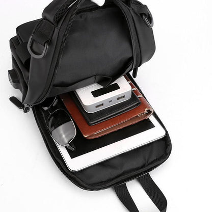 Crossbody Shoulder Bag With USB Charging Port - Hatuti