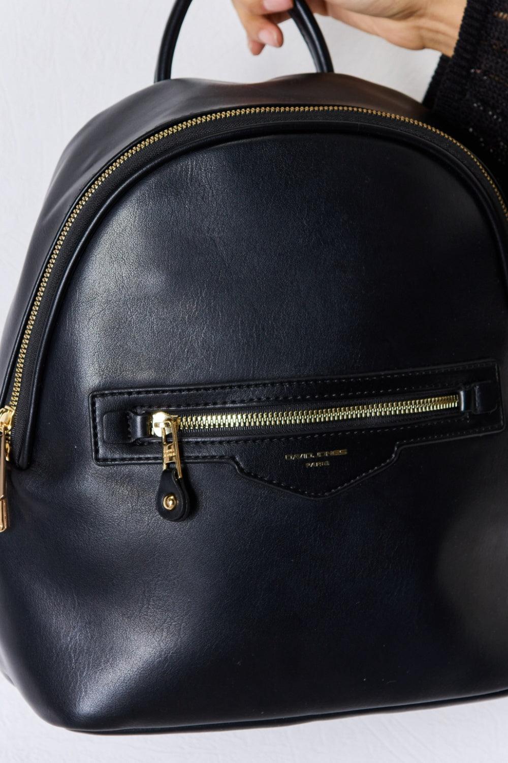 David Jones PU Leather Backpack - Hatuti