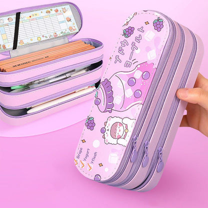 Double Layer Pencil Case - Hatuti