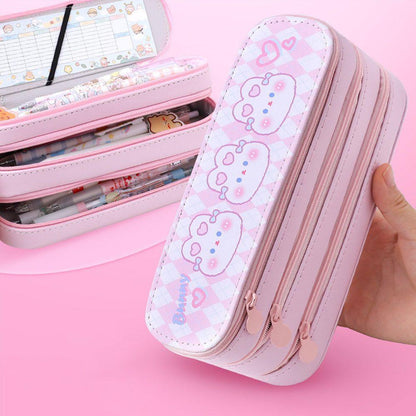 Double Layer Pencil Case - Hatuti