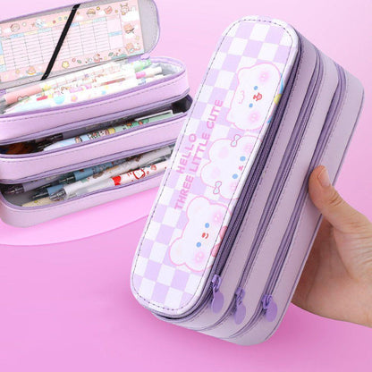 Double Layer Pencil Case - Hatuti