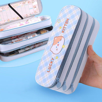 Double Layer Pencil Case - Hatuti