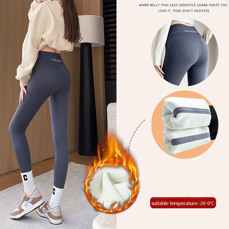 Fleece Thickened Leggings Winter -20 To 5 Shark Pants For Women - Hatuti