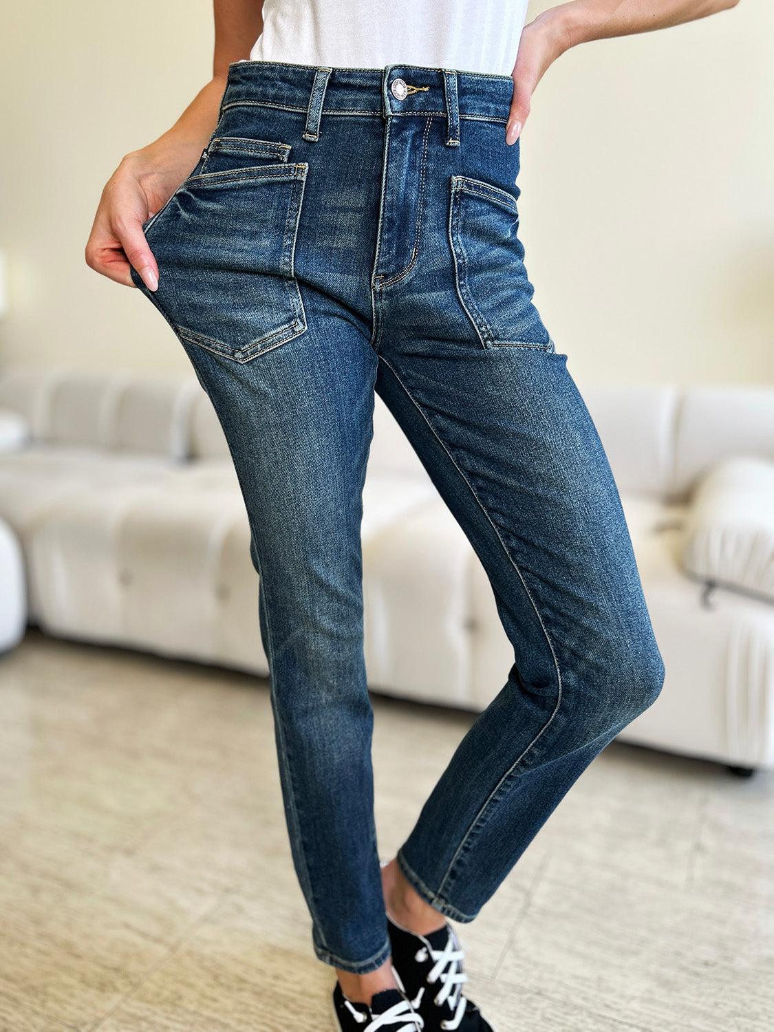 Judy Blue Full Size High Waist Skinny Jeans - Hatuti