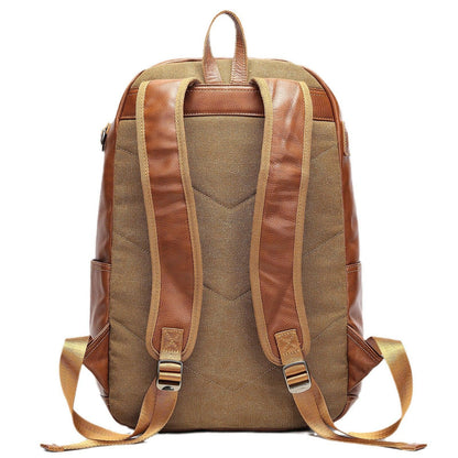 Leather Backpack Cowhide Leisure - Hatuti