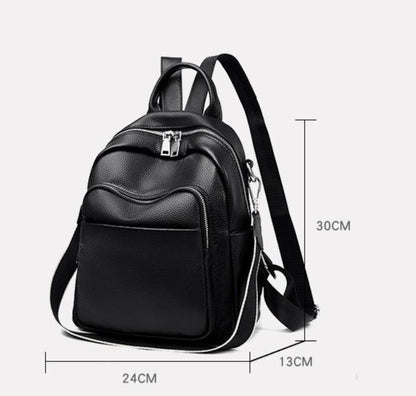 Leather Backpack Women's New - Hatuti