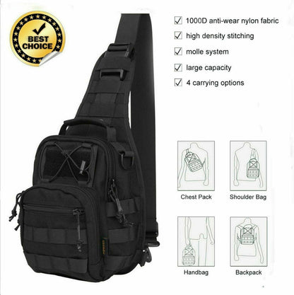 Men Tactical Sling Bag - Hatuti