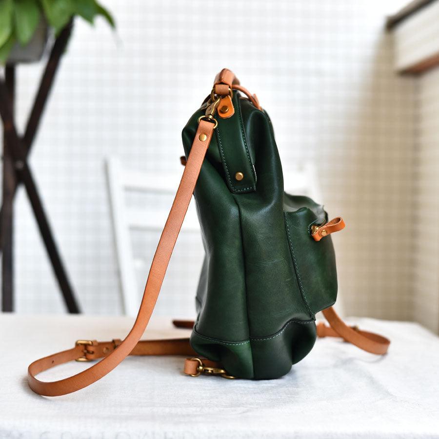 New Artistic Retro Youth Leather Backpack - Hatuti