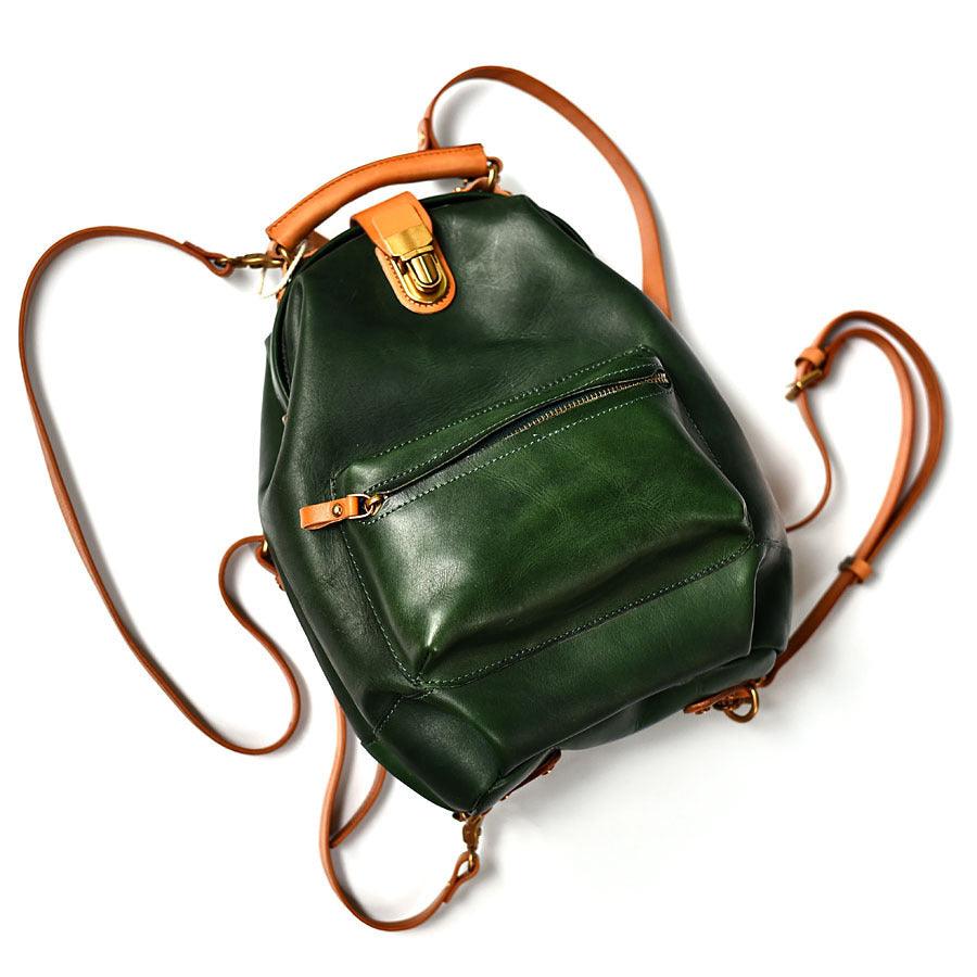 New Artistic Retro Youth Leather Backpack - Hatuti