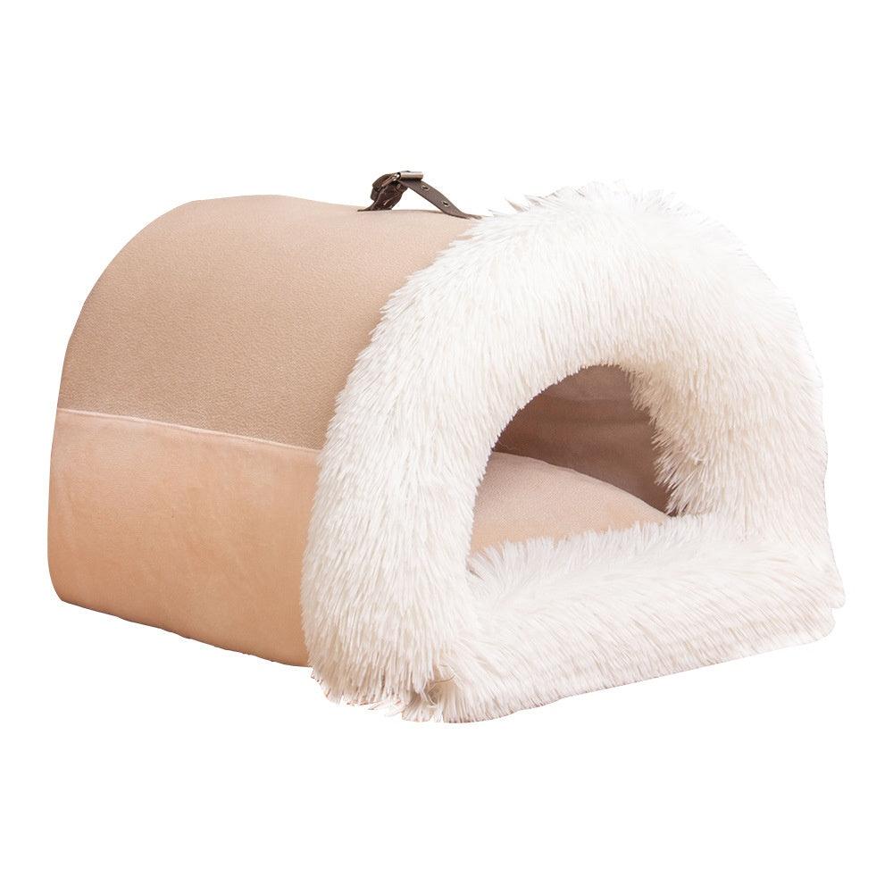 Splicing Portable Pet Bed Portable Warm - Hatuti