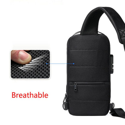 Waterproof USB Anti-theft Bag for Men - Hatuti