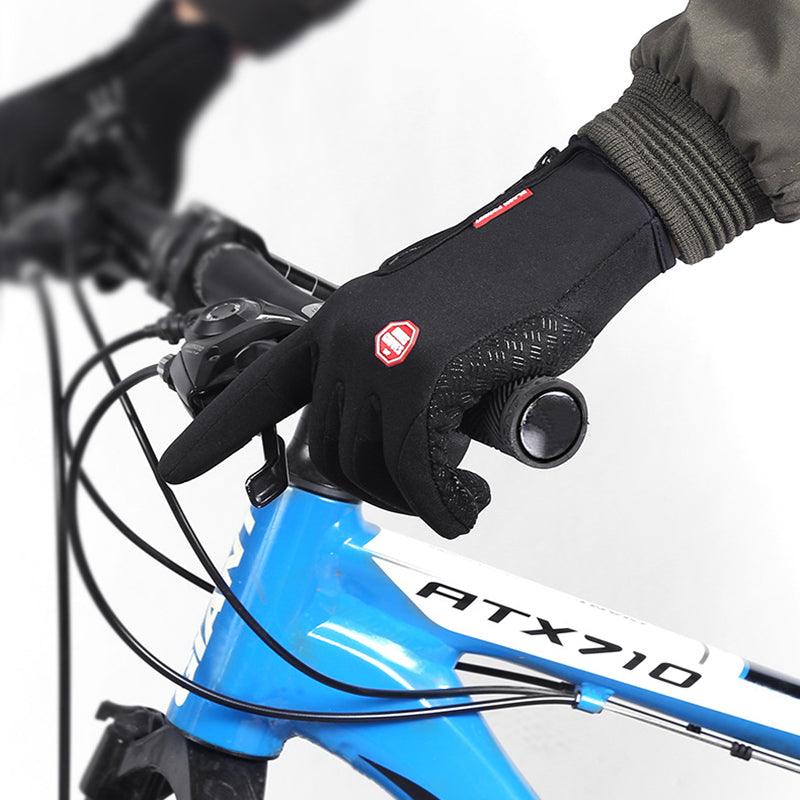 Winter Gloves Touch Screen Riding Motorcycle Sliding Waterproof Sports Gloves With Fleece - Hatuti