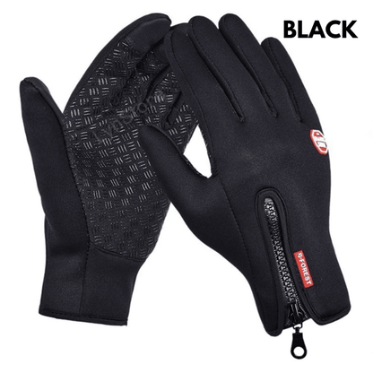 Winter Gloves Touch Screen Riding Motorcycle Sliding Waterproof Sports Gloves With Fleece - Hatuti