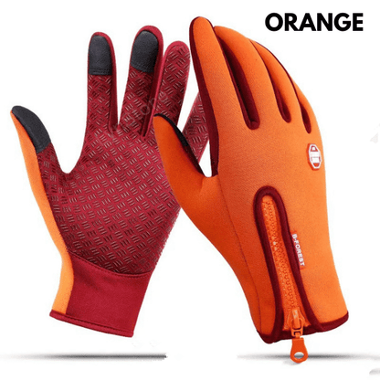 Winter Gloves Touch Screen Riding Motorcycle Sliding Waterproof Sports Gloves With Fleece - Hatuti