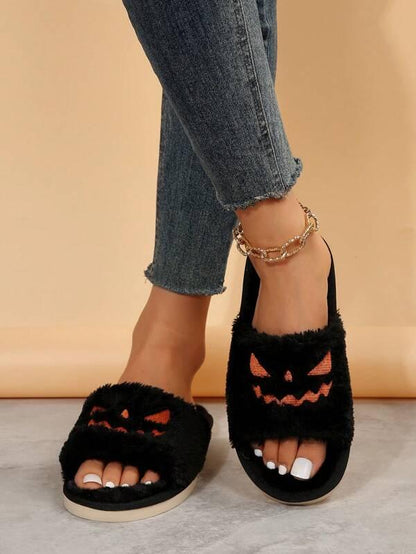 Witchy Delight Plush Slippers - Hatuti