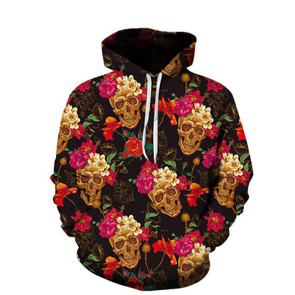 Youth 3D Printed Skull Hoodie - Hatuti