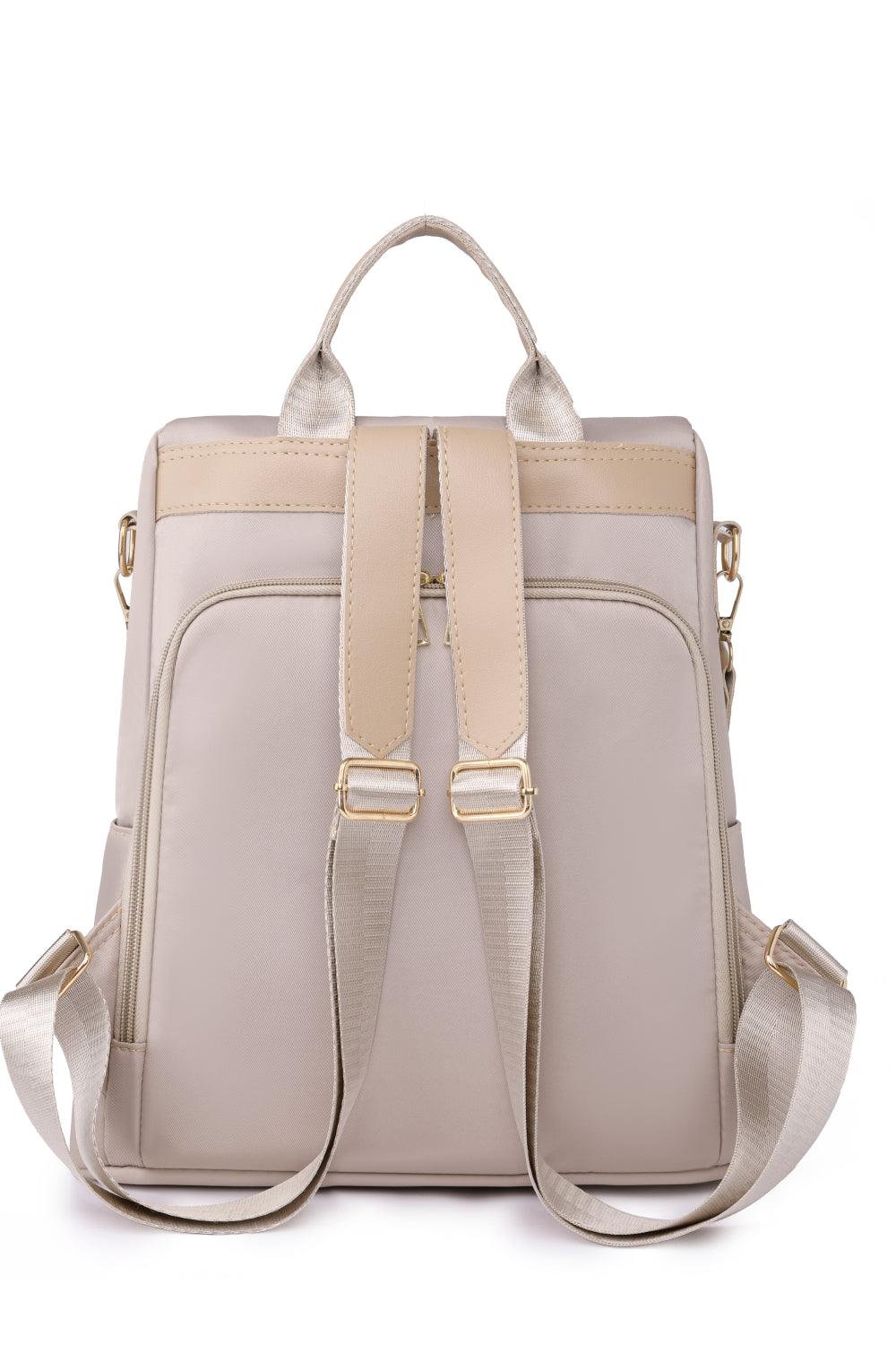 Zipper Pocket Beaded Backpack - Hatuti