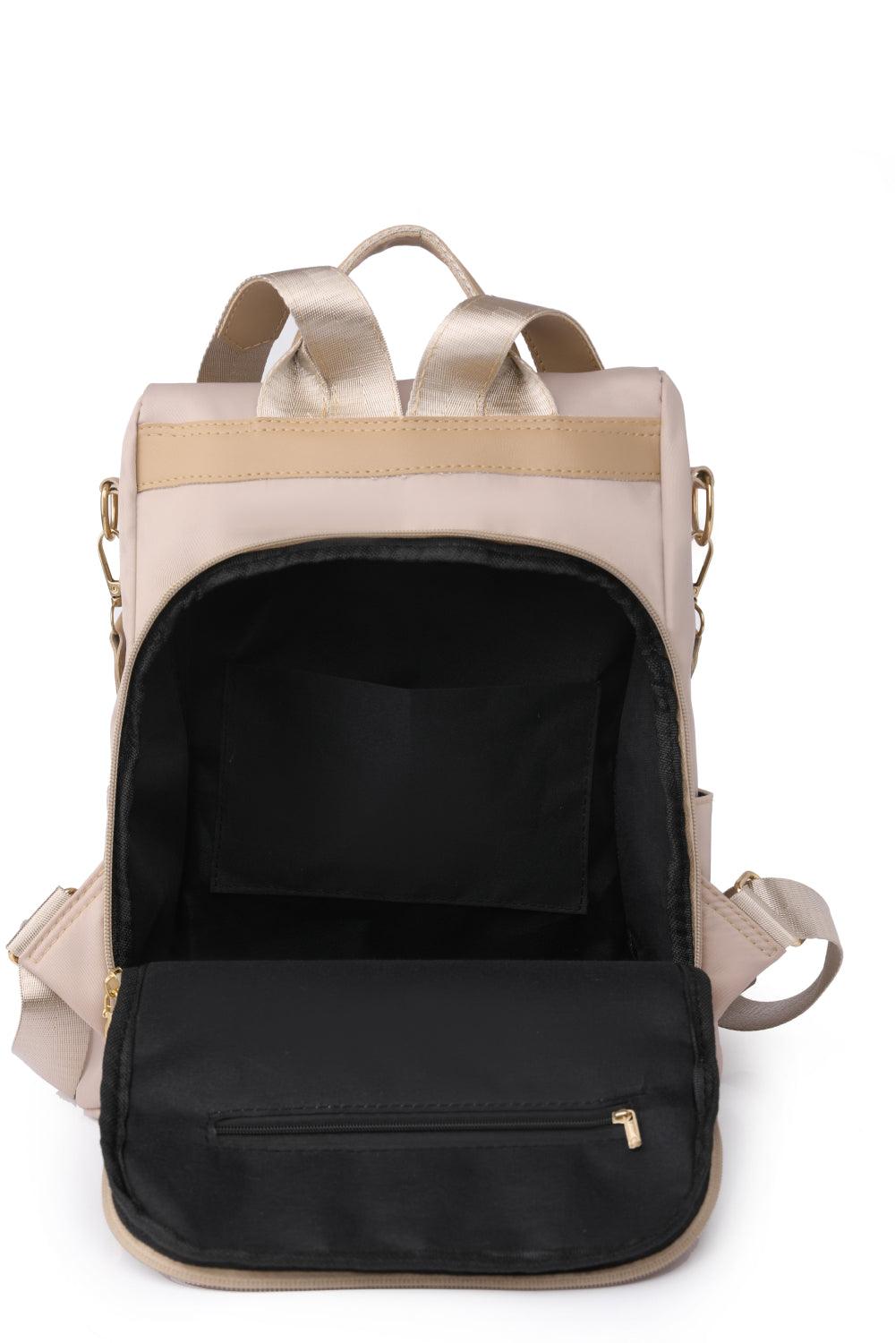 Zipper Pocket Beaded Backpack - Hatuti