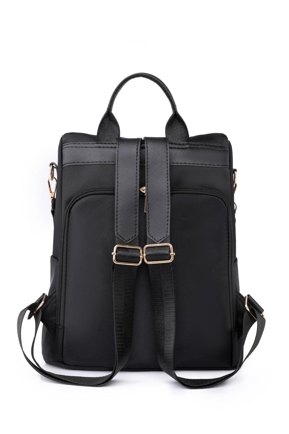 Zipper Pocket Beaded Backpack - Hatuti