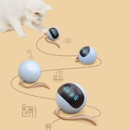 Interactive Self-Rolling Ball Cat Toy - Hatuti