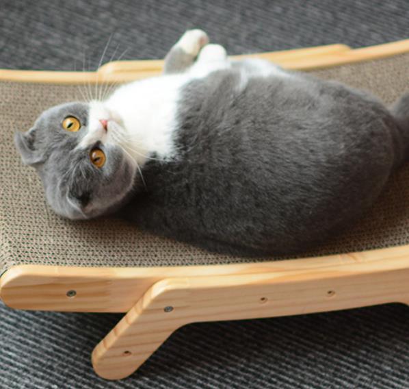 Wooden Cat Scratch Bed - Hatuti