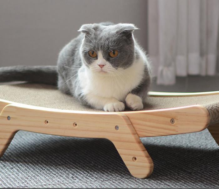 Wooden Cat Scratch Bed - Hatuti